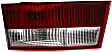 Driver and Passenger Side, Inner and Outer Tail Lights, with Bulbs, Halogen, Sedan