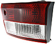 Driver and Passenger Side, Inner and Outer Tail Lights, with Bulbs, Halogen, Sedan