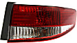 Driver and Passenger Side, Outer Halogen Tail Light, With bulb(s), OE Replacement