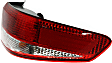 Driver and Passenger Side, Outer Halogen Tail Light, With bulb(s), OE Replacement