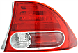Driver and Passenger Side, Outer Halogen Tail Light, Without bulb(s), OE Replacement