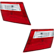 Driver and Passenger Side, Inner Tail Lights, With bulb(s), Halogen, Mounts on Liftgate