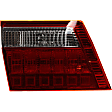Driver Side, Inner And Outer Halogen Tail Light, Inner - With bulb(s); Outer - Without bulb(s), OE Replacement