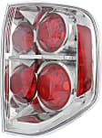 Driver and Passenger Side Halogen Tail Light, Without bulb(s), OE Replacement
