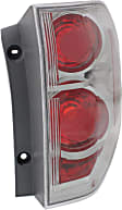 Driver and Passenger Side Halogen Tail Light, Without bulb(s), OE Replacement