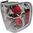 Driver and Passenger Side Halogen Tail Light, Without bulb(s), OE Replacement