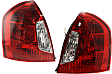 Driver and Passenger Side Halogen Tail Light, With bulb(s), OE Replacement