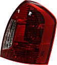 Driver and Passenger Side Halogen Tail Light, With bulb(s), OE Replacement