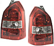 Driver and Passenger Side Halogen Tail Light, With bulb(s), OE Replacement