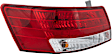 2006-2007 Hyundai Sonata - Driver and Passenger Side, Inner and Outer Halogen Tail Light, With bulb(s), OE Replacement