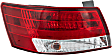Driver Side, Inner And Outer Halogen Tail Light, With bulb(s), OE Replacement