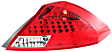 2006 Honda Accord - Driver and Passenger Side Halogen/LED Combo Tail Light, Without bulb(s), 2-Door, OE Replacement, Coupe