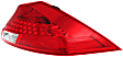 2006 Honda Accord - Driver and Passenger Side Halogen/LED Combo Tail Light, Without bulb(s), 2-Door, OE Replacement, Coupe