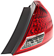 2006 Honda Accord - Driver and Passenger Side Halogen/LED Combo Tail Light, Without bulb(s), 2-Door, OE Replacement, Coupe