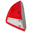 Driver and Passenger Side, Inner Halogen Tail Light, With bulb(s), OE Replacement