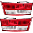 Driver and Passenger Side, Inner Halogen Tail Light, With bulb(s), OE Replacement