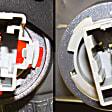 2005 Honda Civic - Passenger Side Halogen Tail Light, With bulb(s), 4-Door Mounts On Luggage Lid, OE Replacement, Sedan