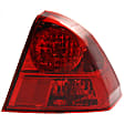 2005 Honda Civic - Passenger Side Halogen Tail Light, With bulb(s), 4-Door Mounts On Luggage Lid, OE Replacement, Sedan
