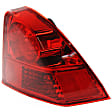 2005 Honda Civic - Passenger Side Halogen Tail Light, With bulb(s), 4-Door Mounts On Luggage Lid, OE Replacement, Sedan
