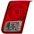 2005 Honda Civic - Passenger Side Halogen Tail Light, With bulb(s), 4-Door Mounts On Luggage Lid, OE Replacement, Sedan