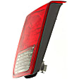 2005 Honda Civic - Passenger Side Halogen Tail Light, With bulb(s), 4-Door Mounts On Luggage Lid, OE Replacement, Sedan