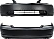 2001 Honda Civic LX - Front and Rear Primed Bumper Cover, Coupe