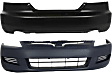 Coupe Front and Rear Primed Bumper Cover