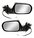 Driver and Passenger Side Non-Towing Mirrors, Power, Manual Folding, Non-Heated, Paintable, No Signal Light, No Memory, No Puddle Light, No Auto-Dimming, No Blind Spot Feature