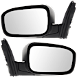 Sedan Driver and Passenger Side Mirror, Power Adjust, Non-Heated, Manual Folding, Paintable, No Signal Light, No Memory, No Puddle Light, No Auto-Dimming, No Blind Spot Feature