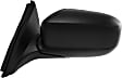 Sedan Driver and Passenger Side Mirror, Power Adjust, Non-Heated, Manual Folding, Paintable, No Signal Light, No Memory, No Puddle Light, No Auto-Dimming, No Blind Spot Feature