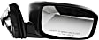 Sedan Driver and Passenger Side Mirror, Power Adjust, Non-Heated, Manual Folding, Paintable, No Signal Light, No Memory, No Puddle Light, No Auto-Dimming, No Blind Spot Feature