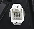 Sedan Driver and Passenger Side Mirror, Power Adjust, Non-Heated, Manual Folding, Paintable, No Signal Light, No Memory, No Puddle Light, No Auto-Dimming, No Blind Spot Feature