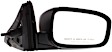 Driver and Passenger Side Mirror, Manual Adjust, Non-Heated, Manual Folding, Paintable, No Signal Light, No Memory, No Puddle Light, No Auto-Dimming, No Blind Spot Feature