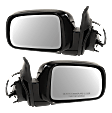 2002-2006 Honda CR-V - Driver and Passenger Side Mirror, Power Adjust, Non-Heated, Manual Folding, Paintable, No Signal Light, Without Memory Recall, No Puddle Light, No Auto-Dimming, No Blind Spot Feature