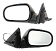 Driver and Passenger Side Mirrors, Power Adjust, Manual Folding, Non-Heated, Paintable, No Signal Light, No Memory, No Puddle Light, No Auto-Dimming, No Blind Spot Feature