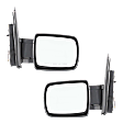 2003-2011 Honda Element - Driver and Passenger Side Mirrors, Manual Adjust, Manual Folding, Non-Heated, Paintable, No Signal Light, No Memory, No Puddle Light, No Auto-Dimming, No Blind Spot Feature