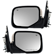 Driver and Passenger Side Mirrors, Power, Manual Folding, Heated, Paintable, No Signal Light, No Memory, No Puddle Light, No Auto-Dimming, No Blind Spot Feature