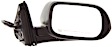 Sedan Driver and Passenger Side Mirror, Power Adjust, Heated, Manual Folding, Paintable, In-housing Signal Light, No Memory, No Puddle Light, No Auto-Dimming, No Blind Spot Feature