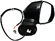 2007-2008 Honda Fit - Driver and Passenger Side Mirrors, Power, Manual Folding, Non-Heated, Paintable, No Signal Light, No Memory, No Puddle Light, No Auto-Dimming, No Blind Spot Feature