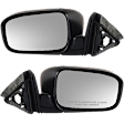 Driver and Passenger Side Mirror, Power Adjust, Non-Heated, Manual Folding, Paintable, No Signal Light, No Memory, No Puddle Light, No Auto-Dim, No Blind Spot Feature