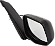 Driver and Passenger Side Mirrors, Power Adjust, Manual Folding, Non-Heated, Textured Black, No Signal Light, No Memory, No Puddle Light, No Auto-Dimming, No Blind Spot Feature
