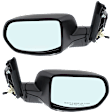 2016 Honda CR-V - Driver and Passenger Side Mirror, Power Adjust, Non-Heated, Textured Black, Manual Folding, No Signal Light, No Blind Spot Feature, Without Memory Recall, No Puddle Light, No Auto-Dimming