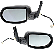 Driver and Passenger Side Mirrors, Power Adjust, Manual Folding, Heated, Paintable, No Signal Light, No Memory, No Puddle Light, No Auto-Dimming, No Blind Spot Feature