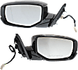Driver and Passenger Side Mirror, Power Adjust, Heated, Manual Folding, Paintable, In-housing Signal Light, No Memory, No Puddle Light, No Auto-Dim, No Blind Spot Feature