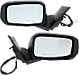 Driver and Passenger Side Mirrors, Power Adjust, Manual Folding, Heated, Paintable, In-housing Signal Light, No Memory, No Puddle Light, No Auto-Dimming, No Blind Spot Feature