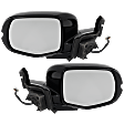 2019-2023 Honda Passport - Driver and Passenger Side Mirror, Power Adjust, Heated, Power Folding, Paintable, In-housing Signal Light, With Memory, No Puddle Light, No Auto-Dimming, No Blind Spot Feature