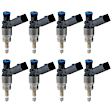 SET-HITFIJ0033-8 Fuel Injector - Set of 8, New