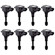 SET-HITIGC0009-8 Ignition Coil, Set of 8, 4.5L, 8Cyl