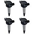 SET-HITIGC0174-4 Ignition Coil, Set of 4, 1.8L, 4Cyl