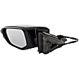 Driver and Passenger Side Mirrors, Power, Manual Folding, Heated, Paintable, In-housing Signal Light, No Memory, No Puddle Light, No Auto-Dimming, No Blind Spot Feature